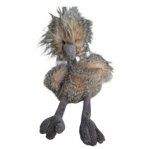 Jellycat Odette Ostrich Plush Stuffed -Animal Grey Pink ODE2O New With Tags 20"
